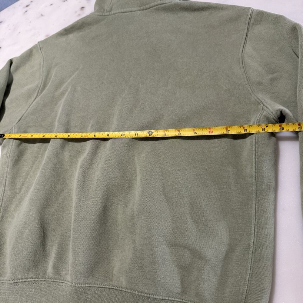 Nike Club Men's S Fleece Hoodie Sweatshirt Logo Pullover Olive Green Activewear - Picture 8 of 9